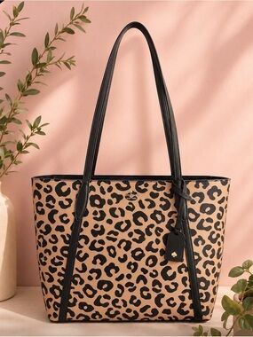 Kate Spade Tote in Leopard Print - NWT!